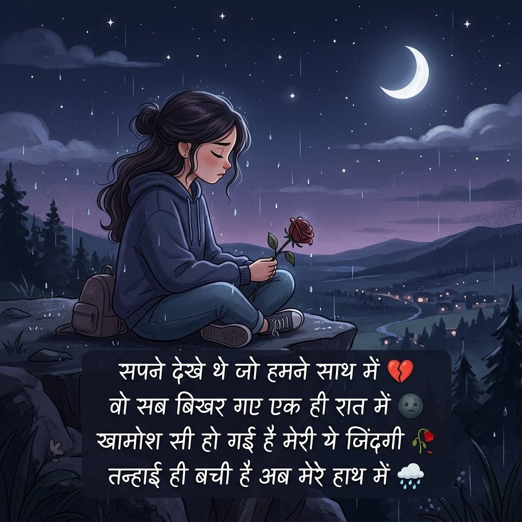 Heartbreaking Hindi Shayari About a Girl’s Life