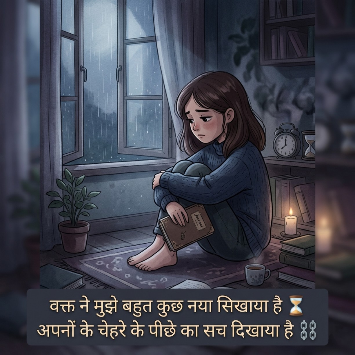Emotional Sad Shayari Reflecting Girls’ Life Pain