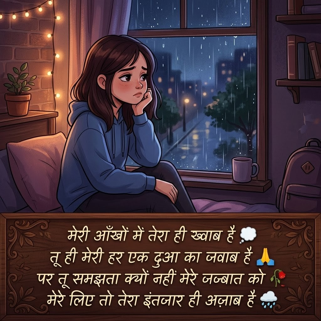 Tearful romantic shayari for broken hearts