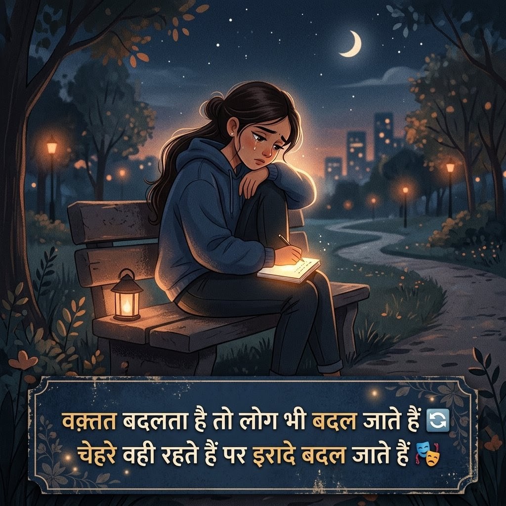Two line emotional shayari filled with feelings