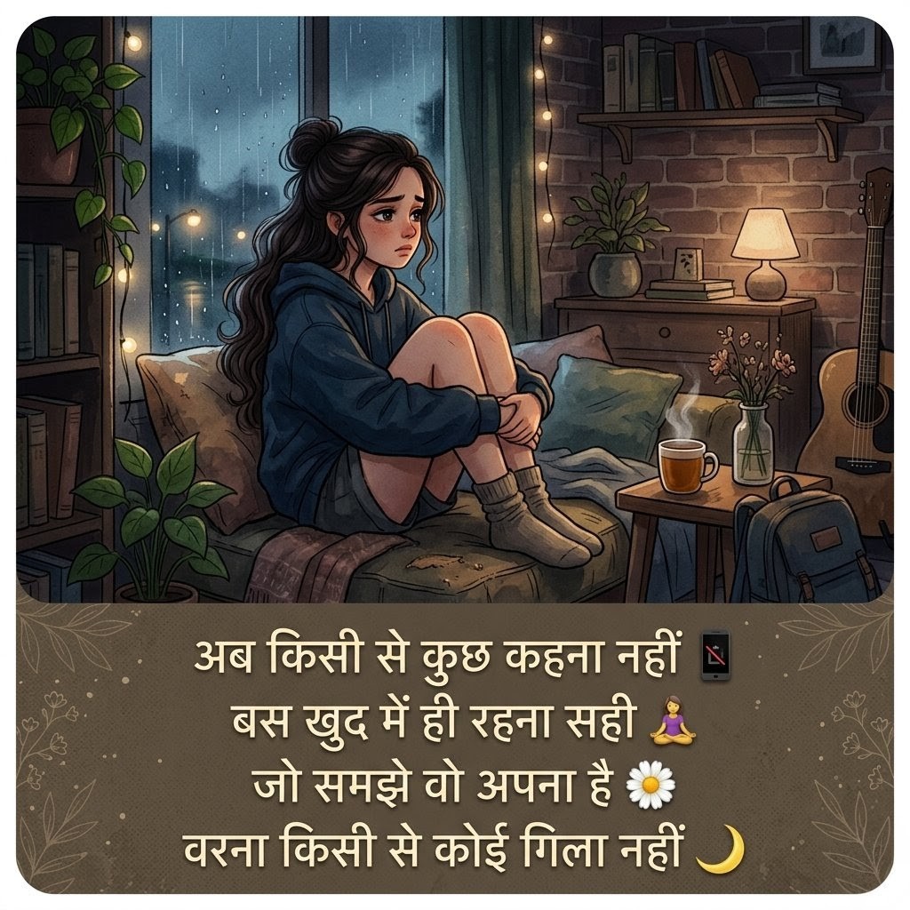 Short Cute Sad Shayari For Girl Life