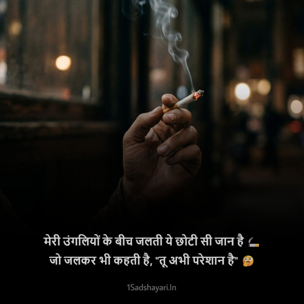 best shayari on cigarette