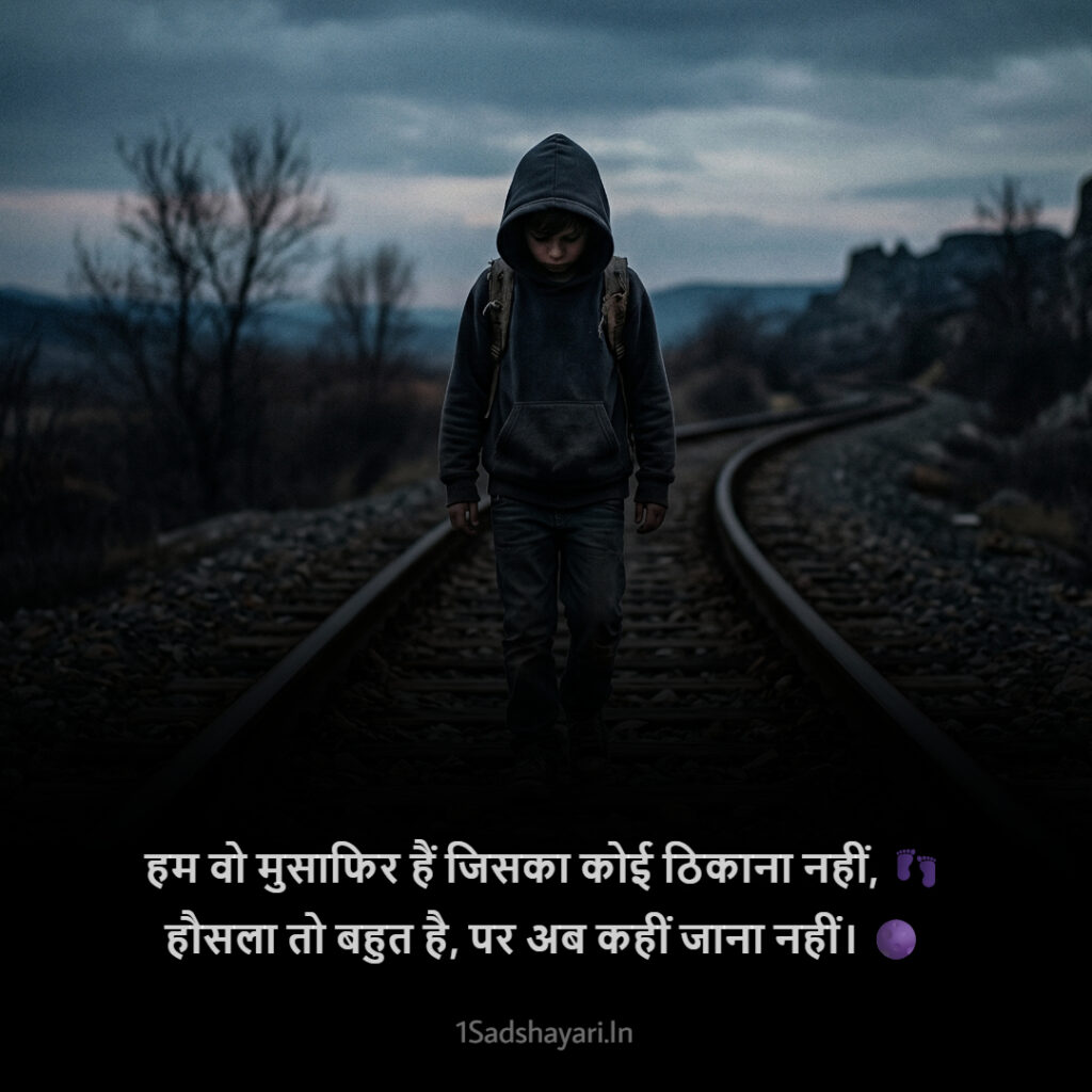 2 Line Short दर्द भरी Zindagi शायरी For Boys