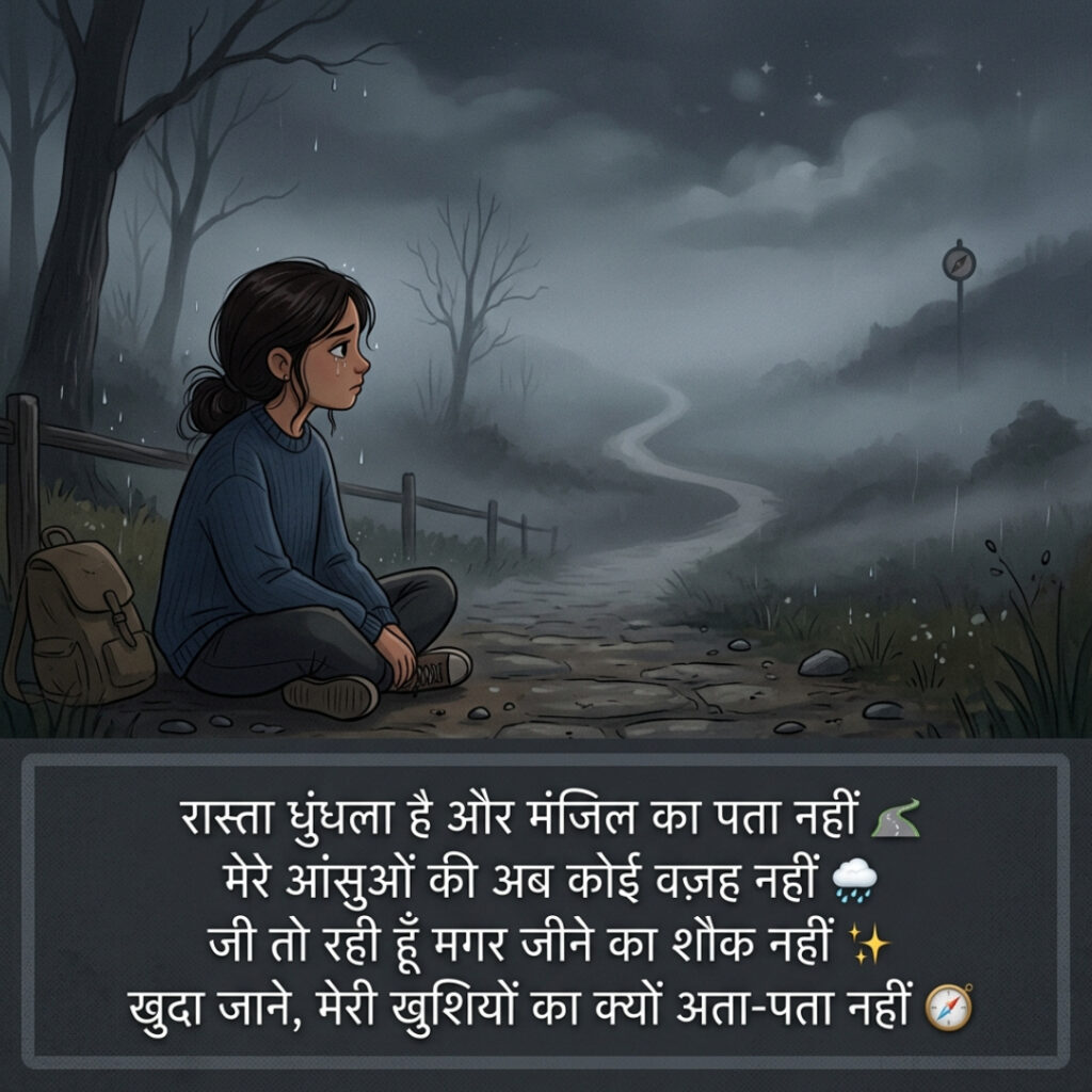 Sad Girl DP Shayari Collection for Status