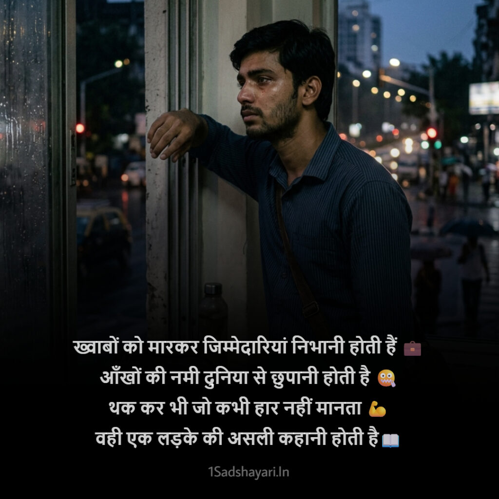 Emotional Sad Shayari For Boys Painful Life