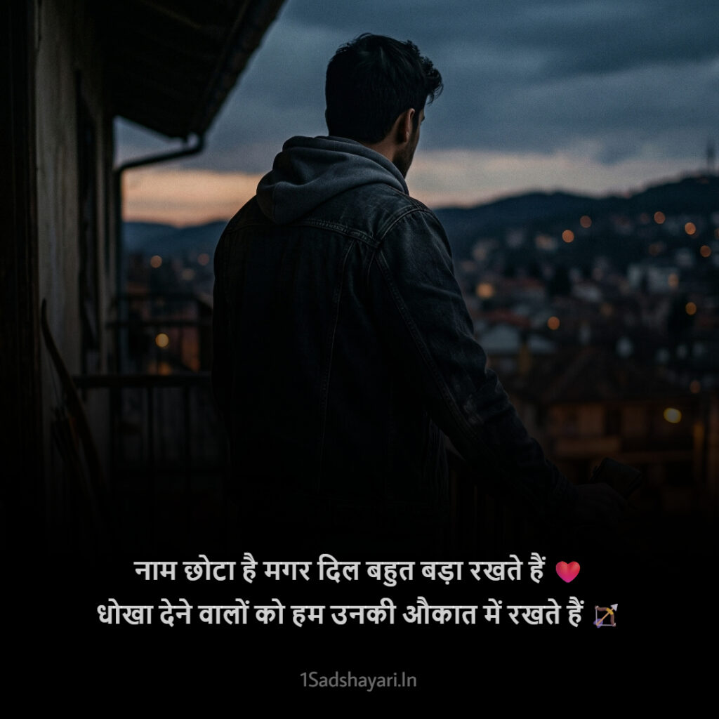 Swag Filled Sad Shayari In Hindi With Strong Attitude