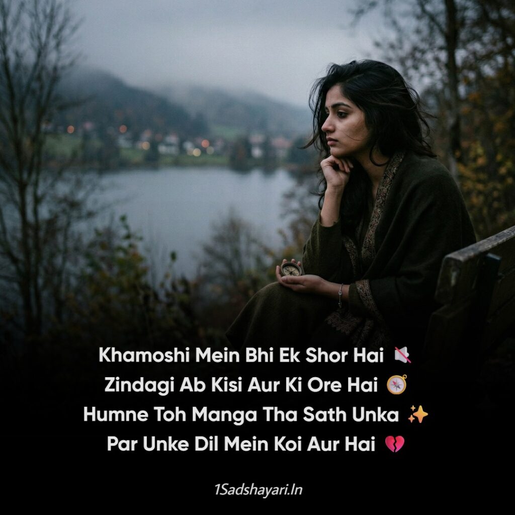 Instagram sad shayari in English for emotional captions