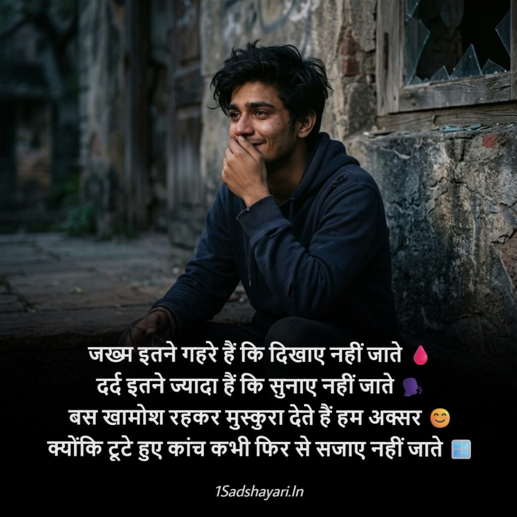 Heart touching Urdu sad shayari for Facebook Instagram captions