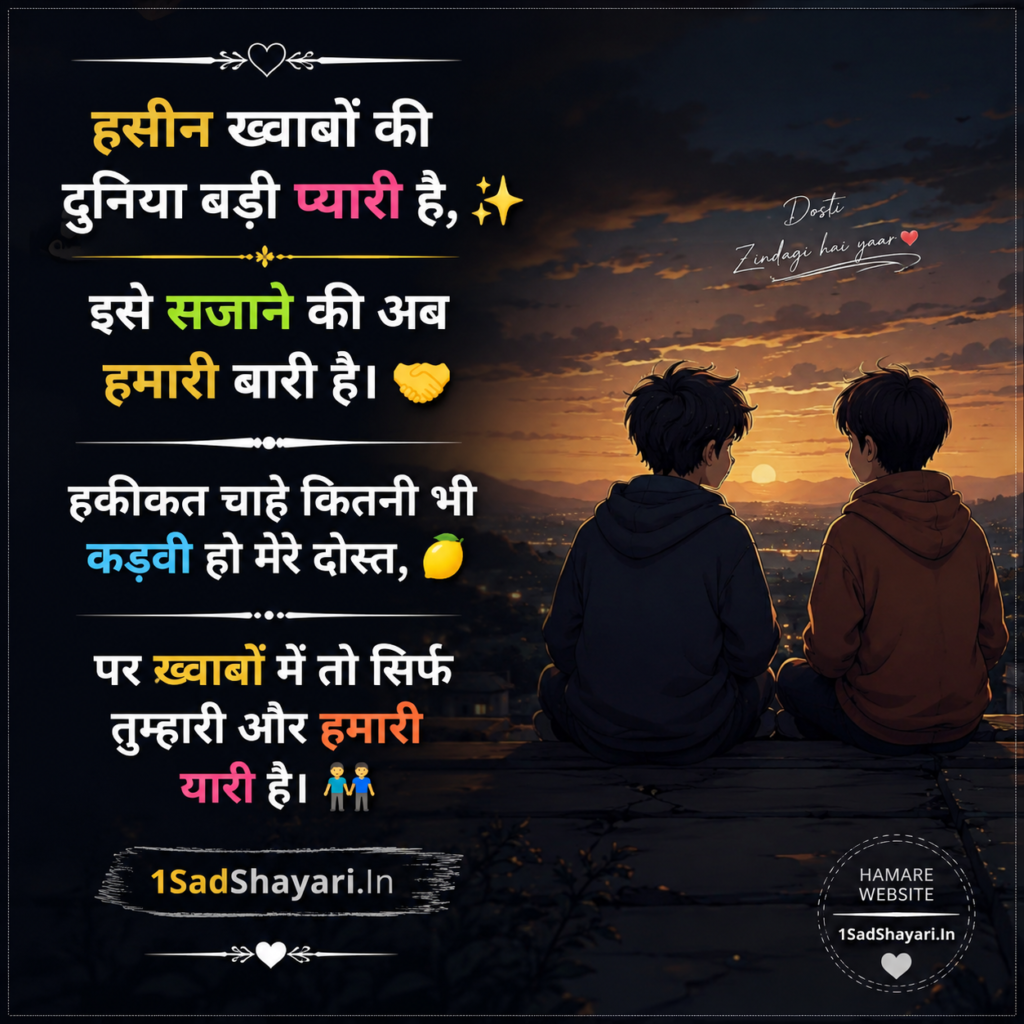 Best Khwab Ki Shayari In Hindi