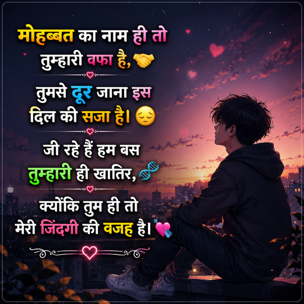 Best Mohabbat Shayari In Hindi