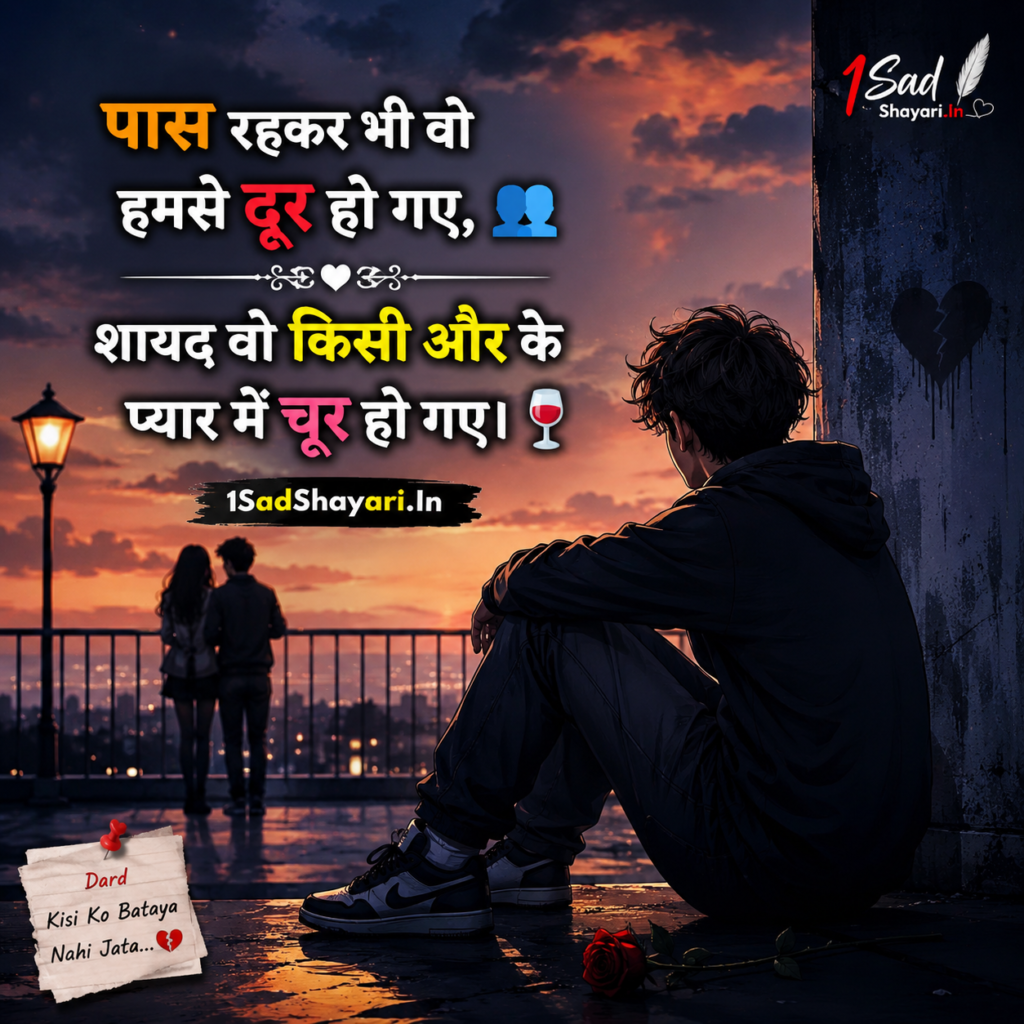 Bewafai ke baad judai par fresh sad shayari