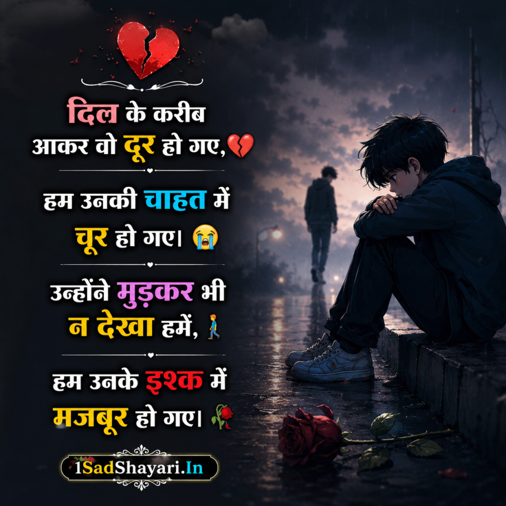 Dard Bhari Ishq Shayari