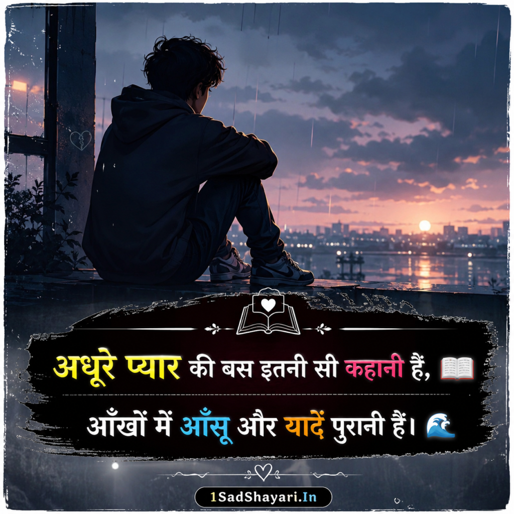 Dard Bhari Yaad Ki Sad Shayari For Love