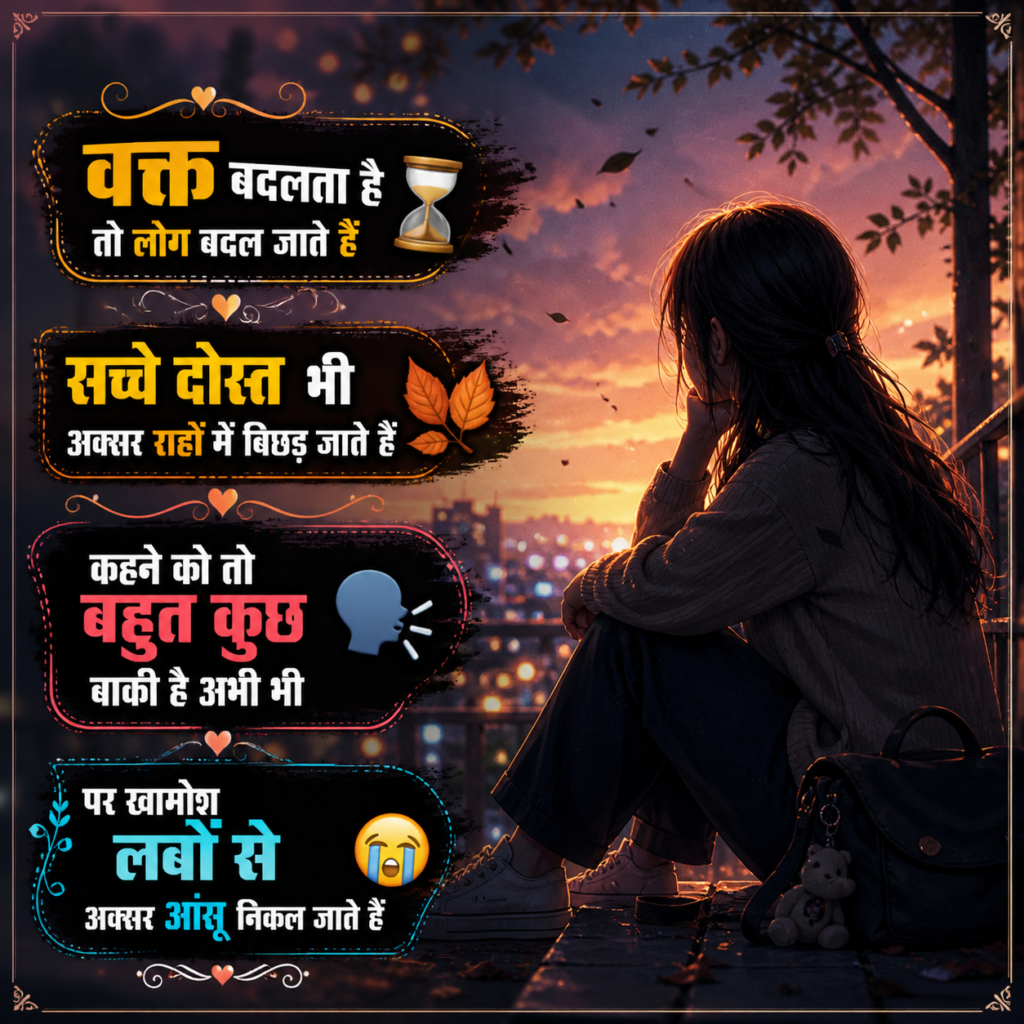 Dard bhari shayari for friends with emotions