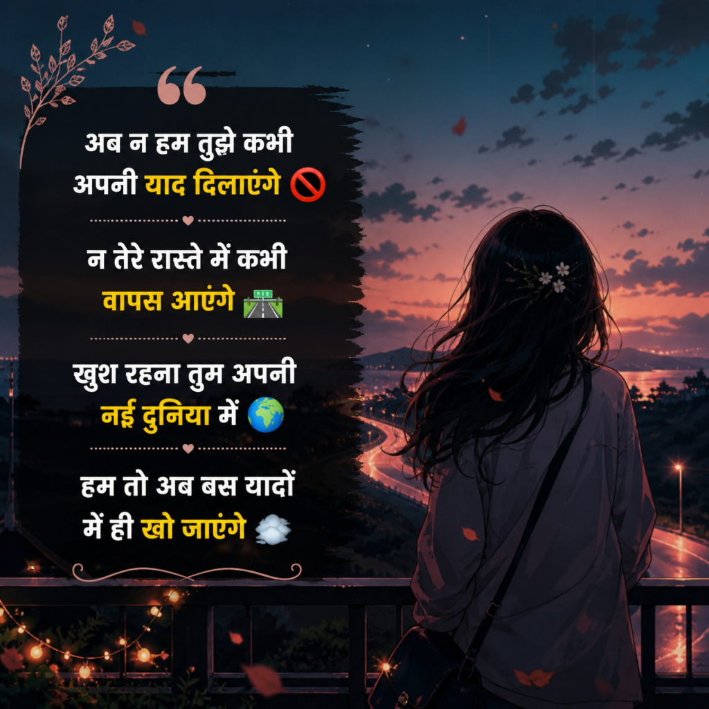 Friendship sad shayari expressing pain and memories