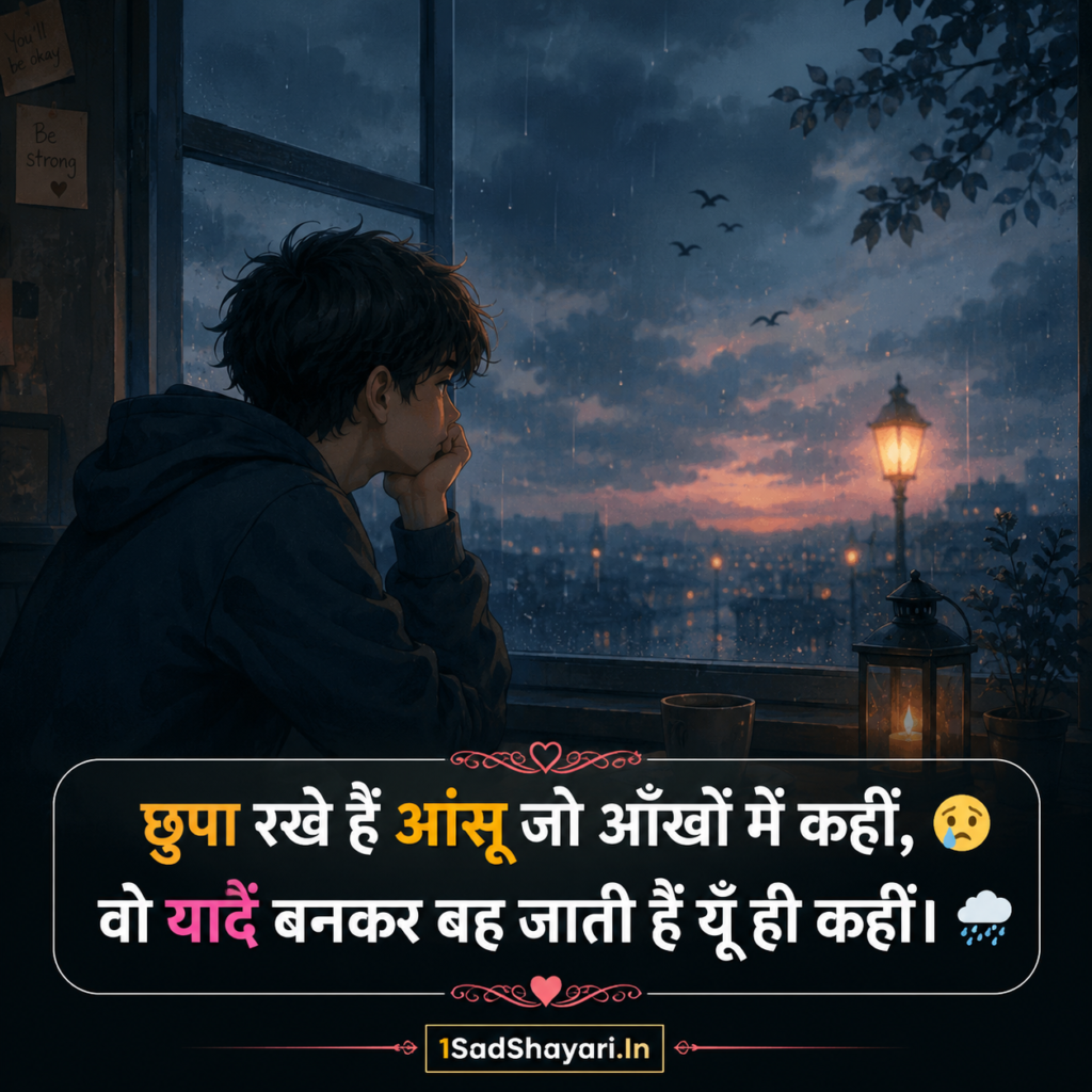 Har Dil Ki Yaadon Par Sad Shayari 2 Lines