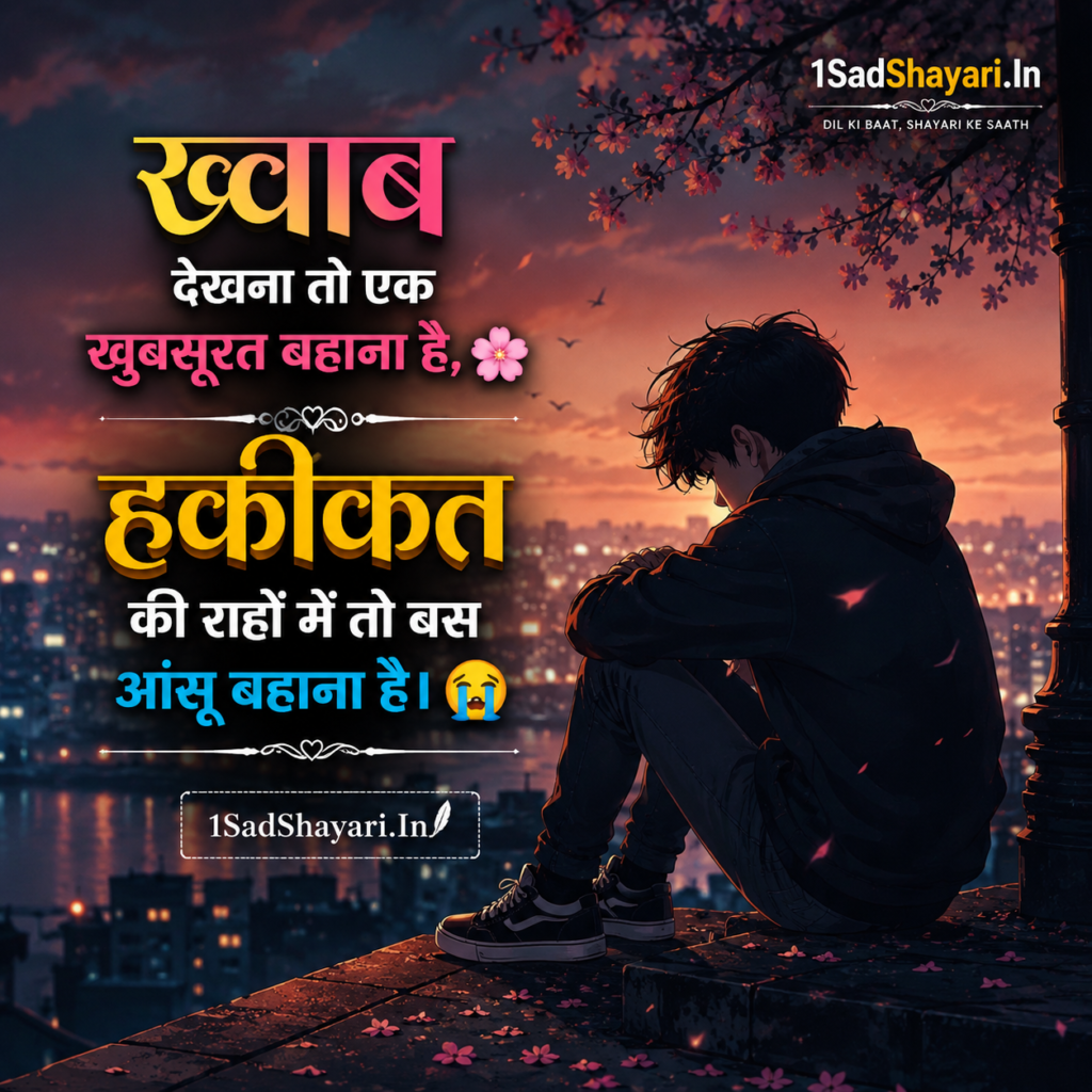Khwab Aur Haqeeqat Wali Shayari