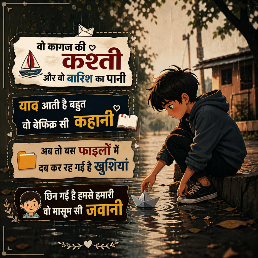 Life sad shayari for boys showing pain