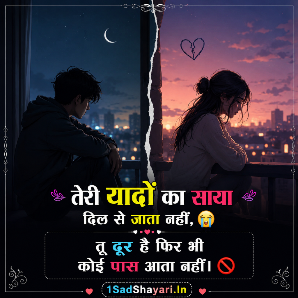 Pyar aur judai ke alfaazon se saji shayariyaan