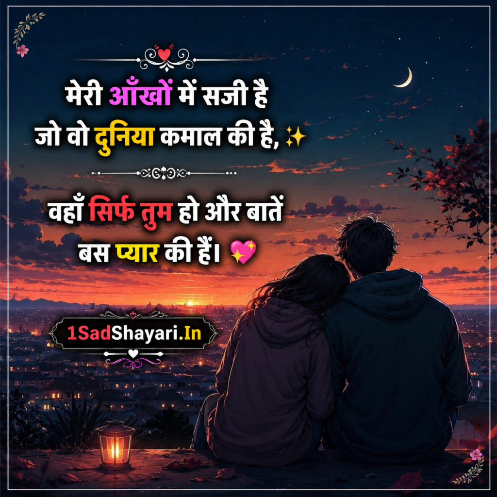 Sapno ki haseen duniya banane wali shayari