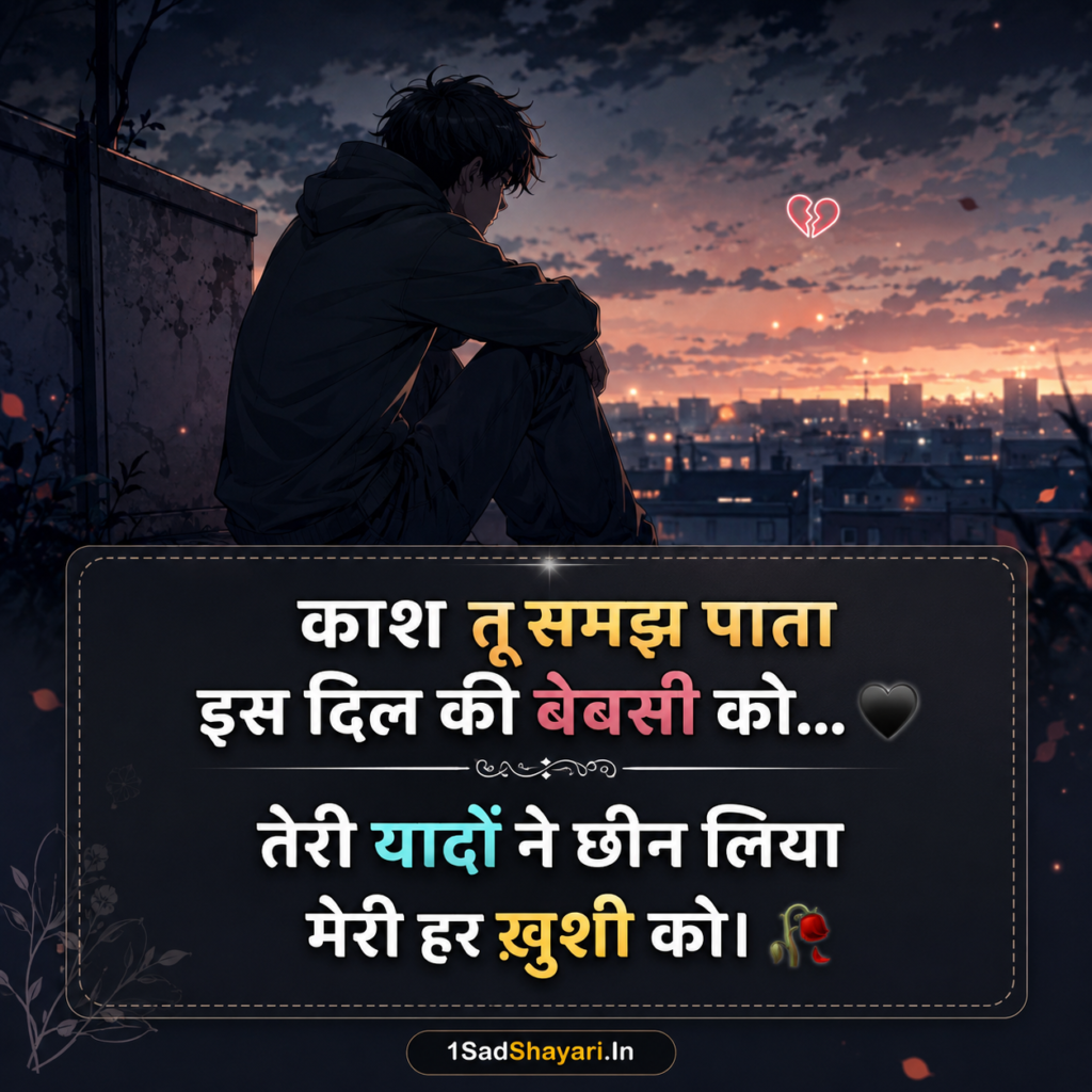 Uski Yaad Par Emotional Sad Shayari