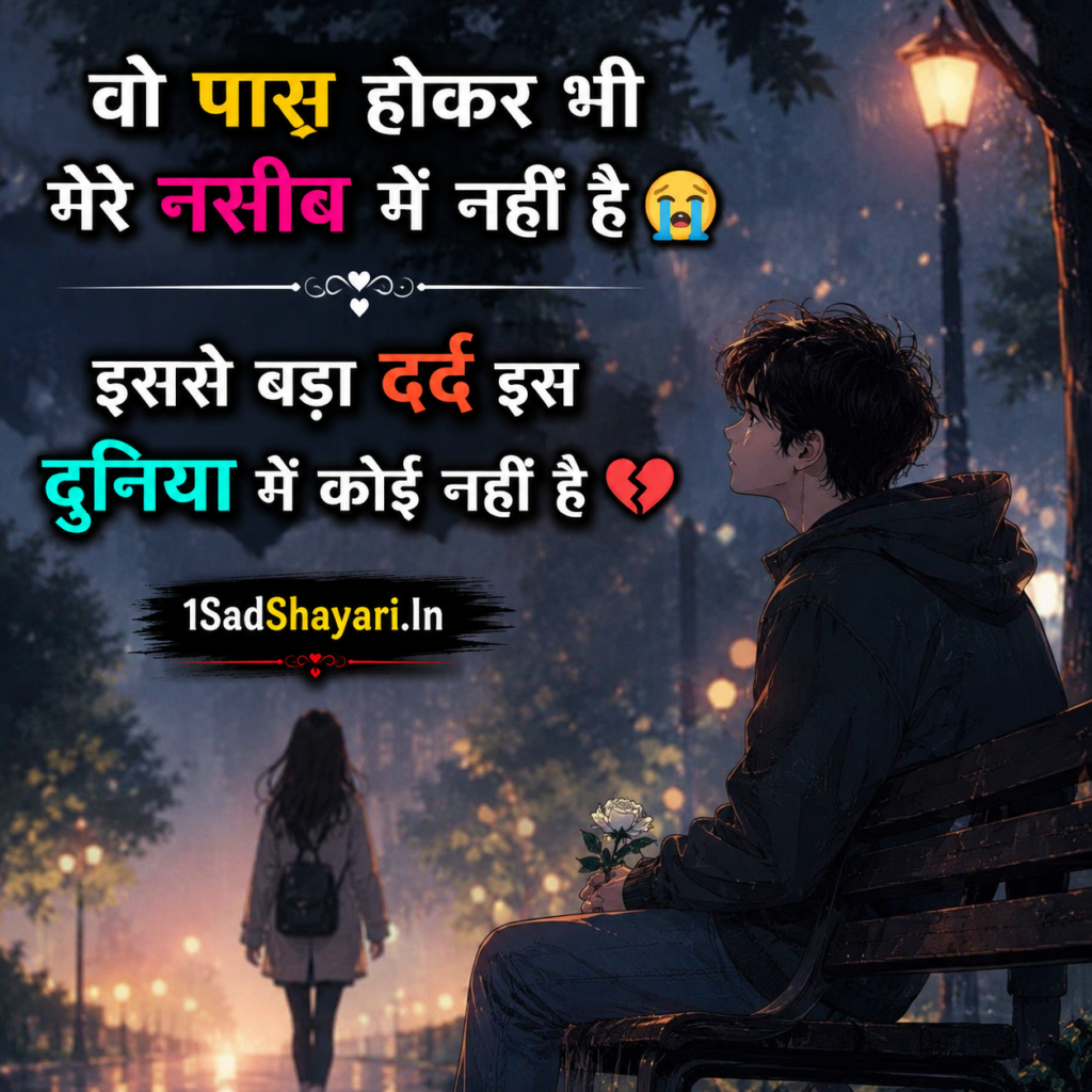 One Sided Love Shayari For Boys in Hindi